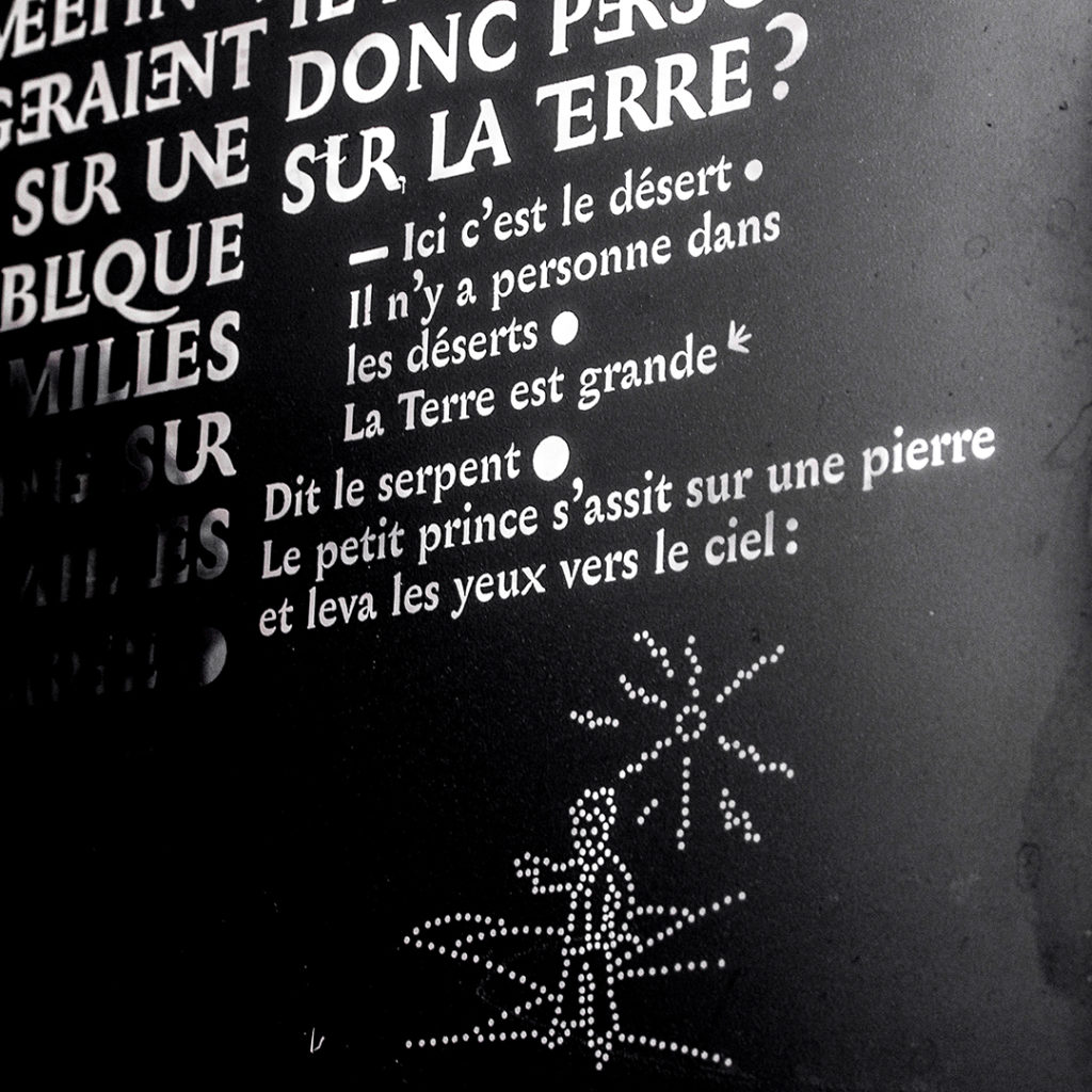 typographie Le petit Prince x Jules tirilly